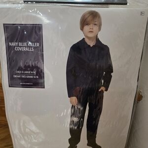 Navy Blue Coveralls for Kids